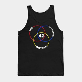 42 The Answer To Life The Universe And Everything Tank Top